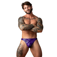 Male Power  Men's Eggplant Crossover Thong