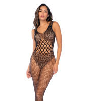 Mapale Leopard Fishnet Bodystocking