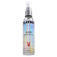 Playboy Pleasure Slick Strawberry Flavored Lubricant 4 oz. Front