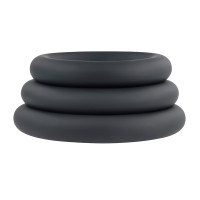 Selopa 3 Ring Circus Cock Rings - Stacked
