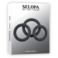 Selopa 3 Ring Circus Cock Rings - 3D Packaging