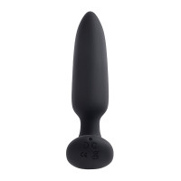 Black Beauty Remote Control Butt Plug - Right Side