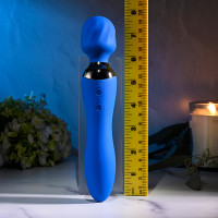 Blue Belle Double-Ended Wand Vibrator - Lifestyle #8