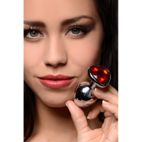 Booty Sparks Red Heart Gem Small Anal Plug - Lifestyle