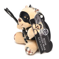 Master Series  BDSM Teddy Bear Keychain - Hang Tag