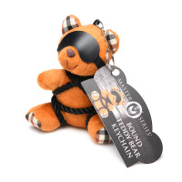 Master Series Shibari Rope Teddy Bear Keychain - Hang Tag
