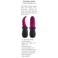 Selopa Tongue Teaser Vibrator - Packaging Back