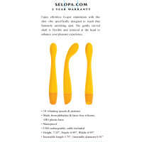 Selopa Lemon Squeeze G-Spot Vibrator - Packaging Back