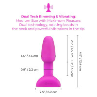 b-Vibe Rimming Plug Petite - Measurements