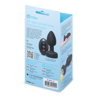 b-Vibe 3.5 inch Light Up Butt Plug - Packaging Back