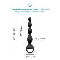 b-Vibe 6.5 inch Vibing Beads - Measurements