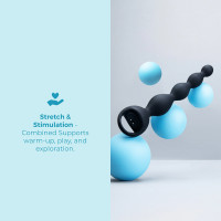 b-Vibe 6.5 inch Vibing Beads - Stretch