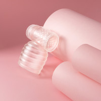 Le Wand Clear Male Masturbator Wand Attachment - Lifestyle #1