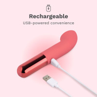 Le Wand Mini Vibe G-Love Rechargeable G-Spot Vibrator - USB Rechargeable