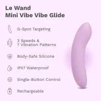 Le Wand Mini Vibe Glide Rechargeable G-Spot Vibrator - Features
