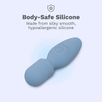 Le Wand Mini Vibe Pocket Wand Rechargeable Mini Wand Vibrator - Silicone