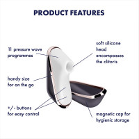 Satisfyer Traveler Air Pulse Vibrator - Features