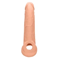 Shots RealRock 9" Penis Extender with Rings - Bottom