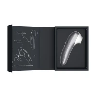 Gray Womanizer Pro Clitoral Stimulator - Packaging Open