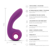 NU Sensuelle Nubii Raine Tapping Vibe - Features