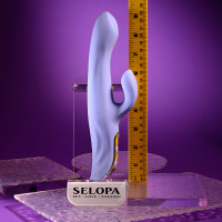 Selopa Lavender Love Rabbit Vibrator - Lifestyle Measurements