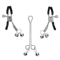 Sex & Mischief Shadow Bell Nipple & Clit Jewelry  - Closed