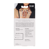 Sex & Mischief Shadow Bell Nipple & Clit Jewelry  - Packaging Back