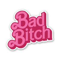 Wood Rocket Bad Bitch Sticker