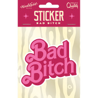 Wood Rocket Bad Bitch Sticker - Packaging Front