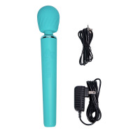 Blue NALA Touch Tempo Plug & Play Fiercely Powerful Wand - Contents