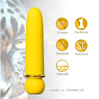 Yellow JAGUAR 10-Function Super-Charged Bullet - Features