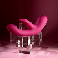 Evolved Novelties Gentle Persuasion Come-Hither Rabbit Vibrator - Lifestyle #6