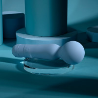 Evolved Novelties Iris Super-Soft Silicone Wand Vibrator - Lifestyle #6