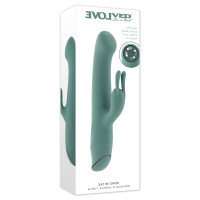 Evolved Novelties Satin Swirl G-Spot Rabbit Vibrator - 3D Box