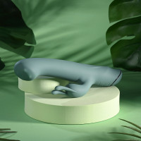 Evolved Novelties Satin Swirl G-Spot Rabbit Vibrator - Lifestyle #6