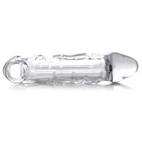 Size Matters Clear 2 Inch Extender Sleeve - Laying