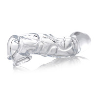 Size Matters Clear 2 Inch Extender Sleeve - Backside