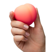 ROMP Pink Peach Clitoral Stimulator - Hand #1
