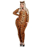 Leg Avenue Plus Size Cougar Costume - Front Alt