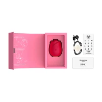 Womanizer Rose Beginner-Friendly Clitoral Stimulator - Packaging Open