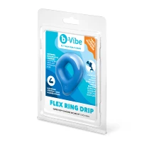 b-Vibe Flex Ring Drip Super Soft Silicone Secure Fit Cock Ring - Packaging