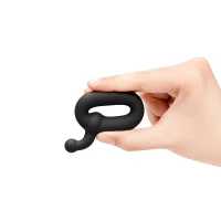 b-Vibe Flex Ring Tap Super Soft Silicone Secure Fit Cock Ring - Hand #1