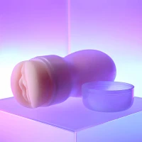 Zero Tolerance Toys Pop & Toss Stroker with Squeezeable Canister - Lifestyle #2