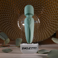 Evolved Novelties Rumble Wand Silicone Wand Vibrator - Lifestyle #2
