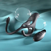 Zero Tolerance Toys All The Bases Remote Control Vibrating Cock Ring - Lifestyle #7