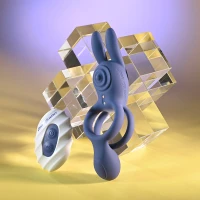 Zero Tolerance Toys  The Naughty Bunny Remote Control Vibrating Cock Ring - Lifestyle #1