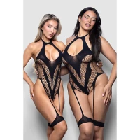 After Dark Gartered Teddy - Front