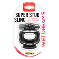Hott Products Super Stud Sling - Cock & Balls Sling with Vibrating Bullet