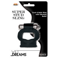 Cock & Balls Sling with Vibrating Bullet 