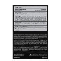 JO Prolonger Spray with Benzocaine - Back